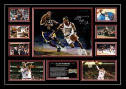 ALLEN IVERSON PHILADELPHIA 76ERS SIGNED PHOTO LIMITED EDITION